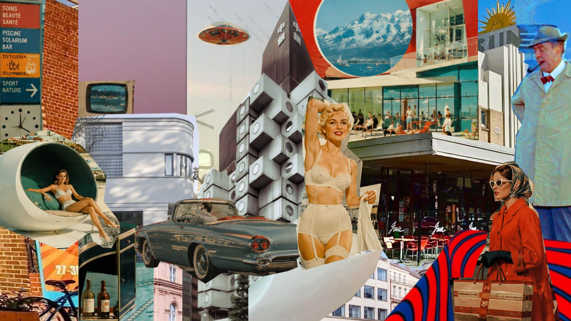 Vignette du collage numérique rétro-futuriste